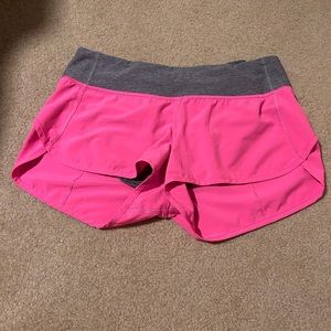 Lulu lemon speed shorts